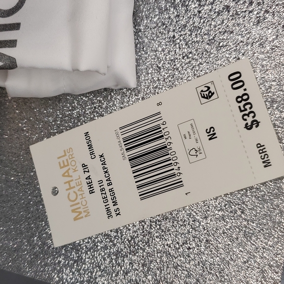 🎉2xHP🎉Michael Kors ♥️NWT♥️ Rhea Zip XS Backpack in Fire Engine Red!♥️♥️♥️ - Picture 12 of 16